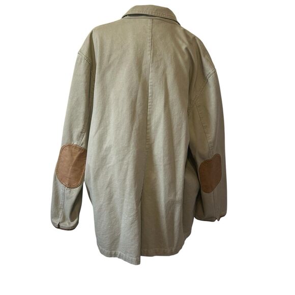 Orvis Zambezi Leather Trim Hunting Outdoor Safari Jacket Blazer Mesh Men's XL - Picture 3 of 16